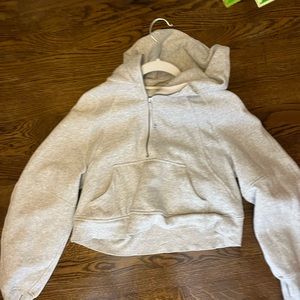 Scuba oversize half zip hoodie